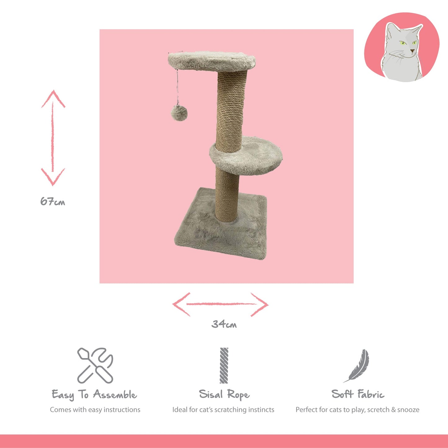 Cat Scratch Post