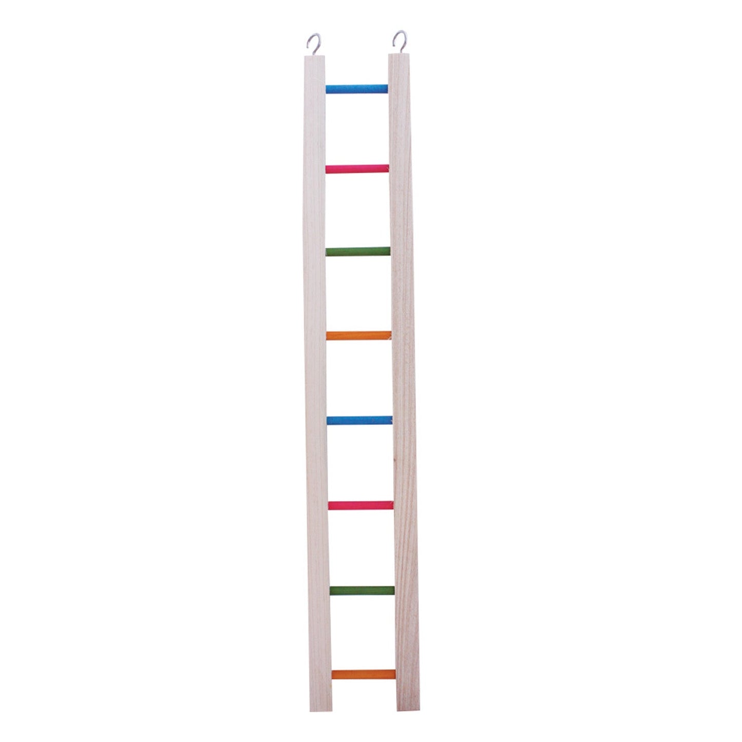 Wooden Multi Coloured Bird Ladder