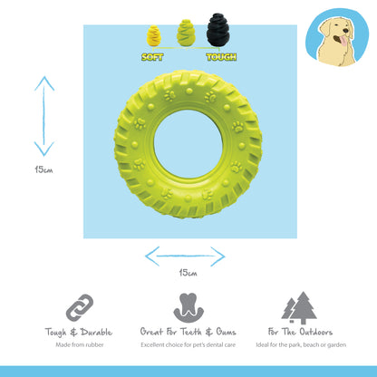 Grrrelli Tyre Dog Toy